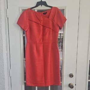 Tahari Coral Midi Dress | Size 12